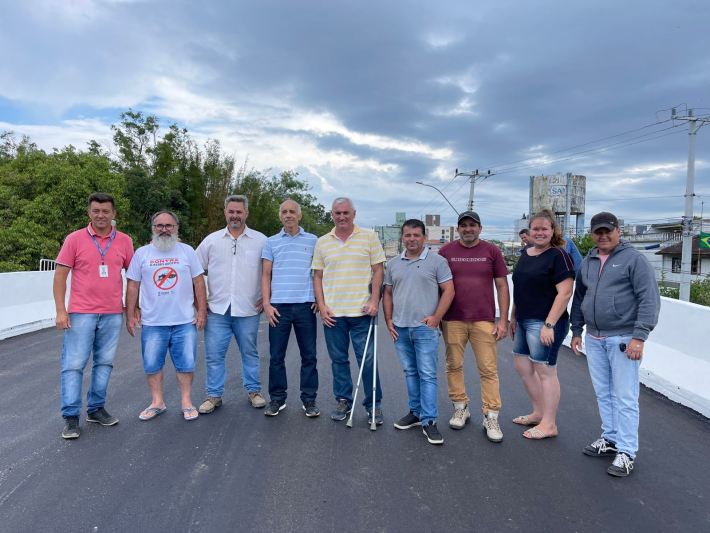 Ponte que liga Navegantes a Penha é liberada para tráfego na tarde desta quarta-feira (23)