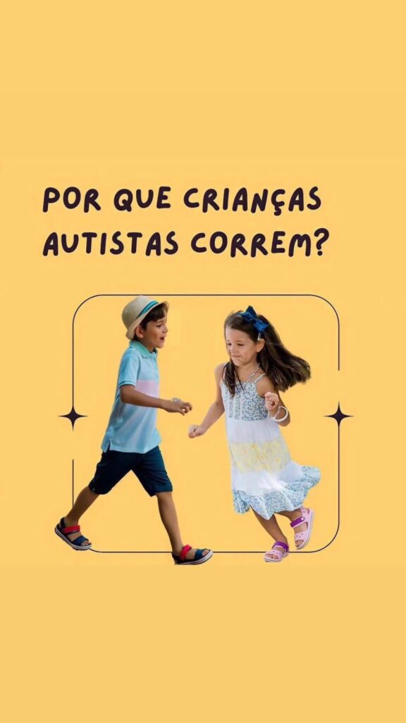 Por que crianças autistas correm?